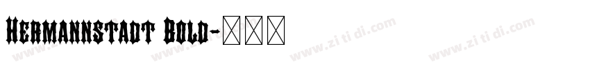 Hermannstadt Bold字体转换